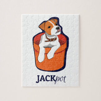 "Jackpot-" Jack-Russell-Terrier-Puzzlespiel Puzzle