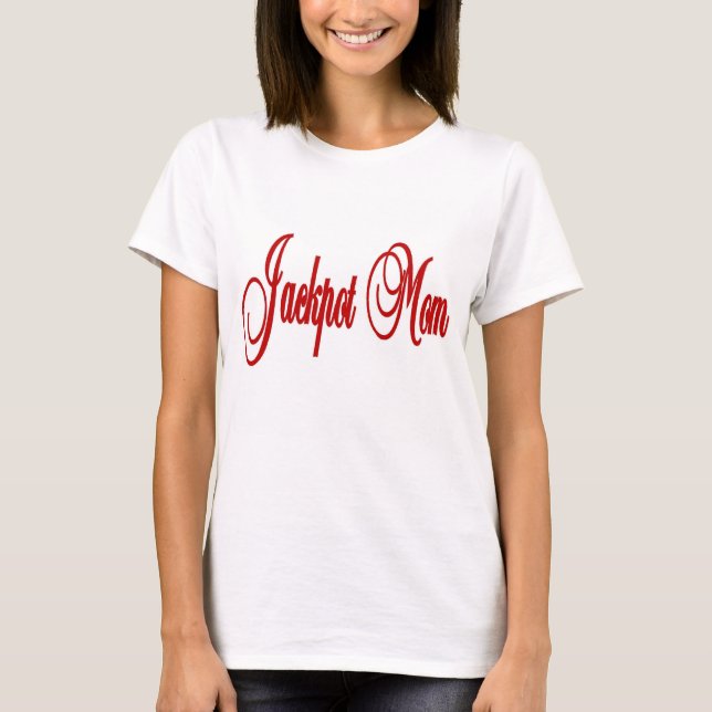 Jackpot Mama Las Vegas Baby Doll T-Shirt (Vorderseite)