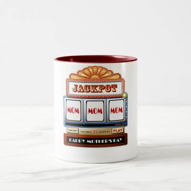 JACKPOT MAMA Muttertagsfeier Tasse (Mittel)