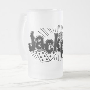 Jackpot Mattiert Glass Beer Tasse