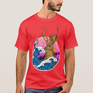 Jackrabbit Wild Vintag Retro Ästhetik Japan Wave T-Shirt