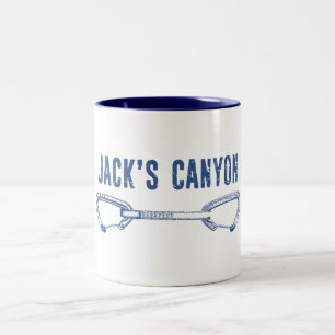 Jack's Canyon Arizona Rock Climbing Schnellspannsy Zweifarbige Tasse