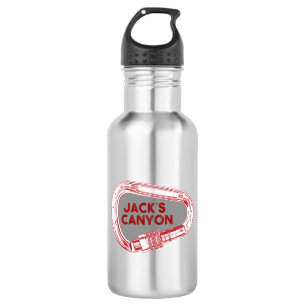 Jacks Canyon Klettersteig Carabiner Edelstahlflasche