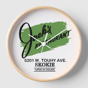Jacks Restaurant, Skokie, Illinois Uhr