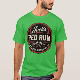 Jacks roter Rum T-Shirt