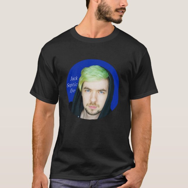 Jacksepticeye Angepasst T-Shirt (Vorderseite)