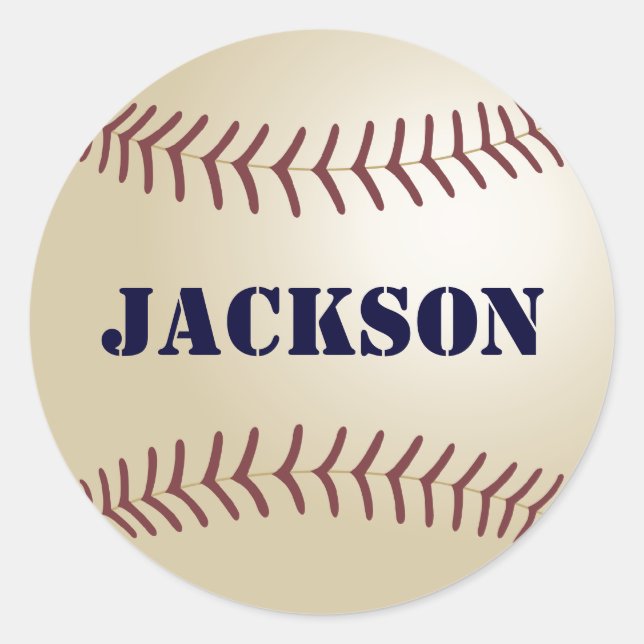 Jackson Baseball Sticker / Siegel (Vorderseite)