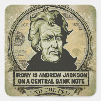 Jackson Beenden Sie das Gefüttert Stickers-Set Quadratischer Aufkleber
