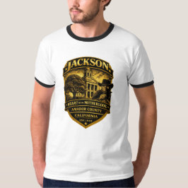 Jackson, California – Historic Crest design T-Shirt