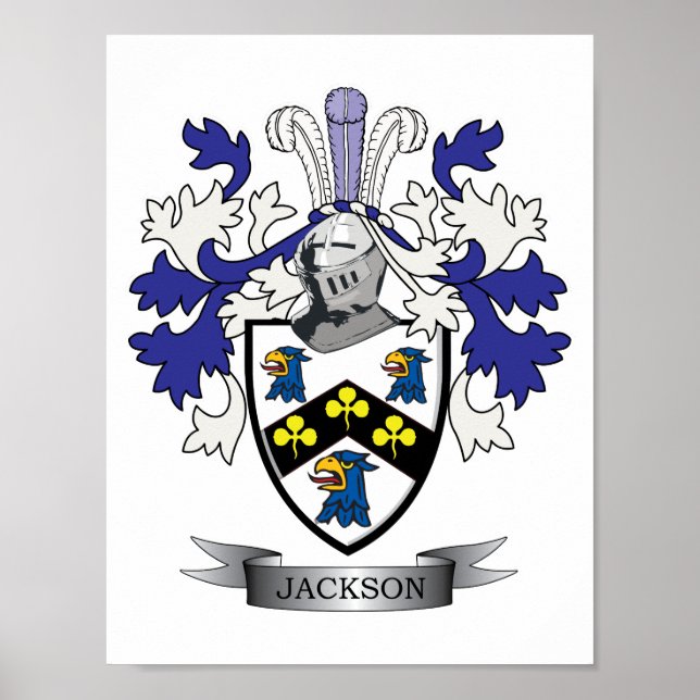 Jackson Coat of Arms Poster (Vorne)