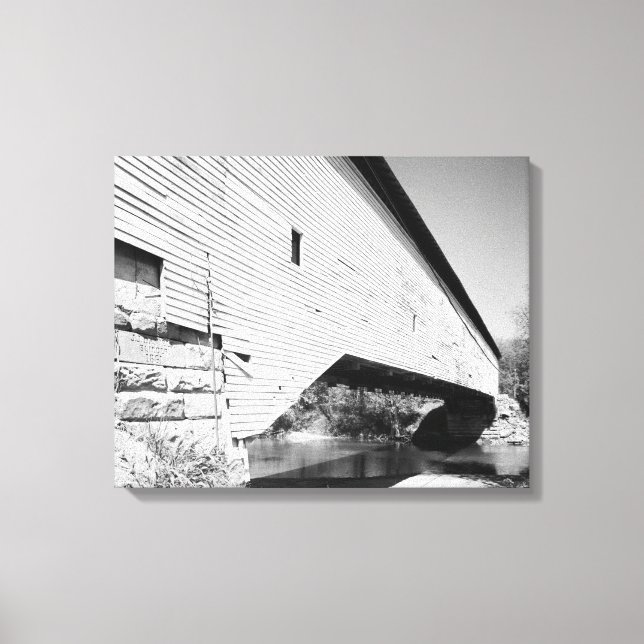 Jackson Covered Bridge Leinwanddruck (Vorderseite)