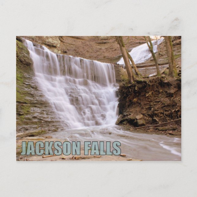 Jackson Falls, Natchez Trace Parkway, Postcard Postkarte (Vorderseite)