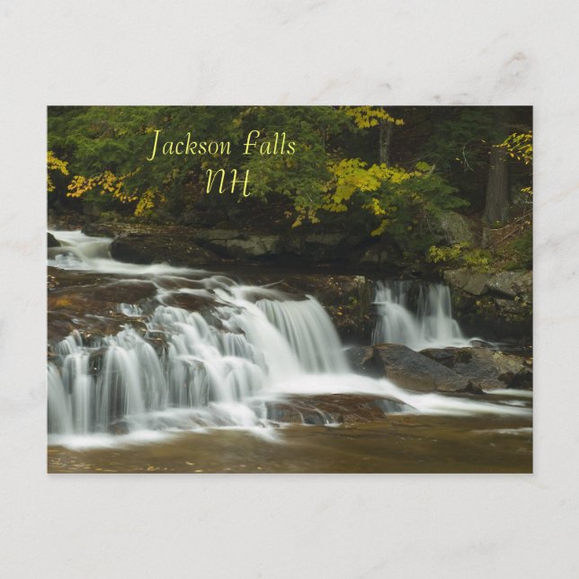 Jackson Falls, NH Postcard Postkarte (Vorderseite)