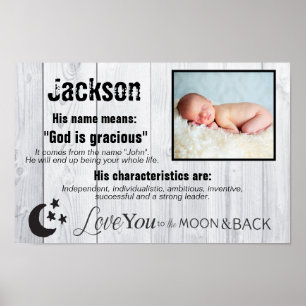 Jackson Foto und Name Bedeutung Poster