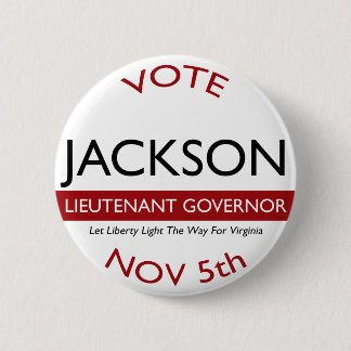 Jackson für lt Governor Logo Button