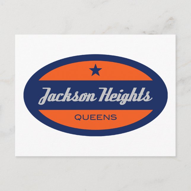 Jackson Heights Postkarte (Vorderseite)