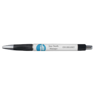 Jackson Hewitt Blue Monogram Kugelschreiber