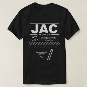 Jackson Hole Airport JAC T - Shirt