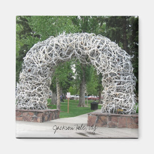 Jackson Hole Antler Arch Magnet