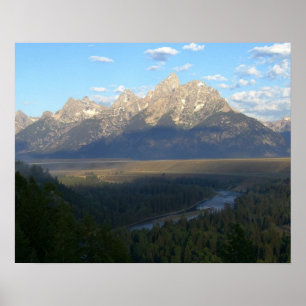 Jackson Hole Berge (Grand Teton Nationalpark) Poster