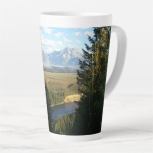Jackson-Hole-Berge und Fluss Milchtasse