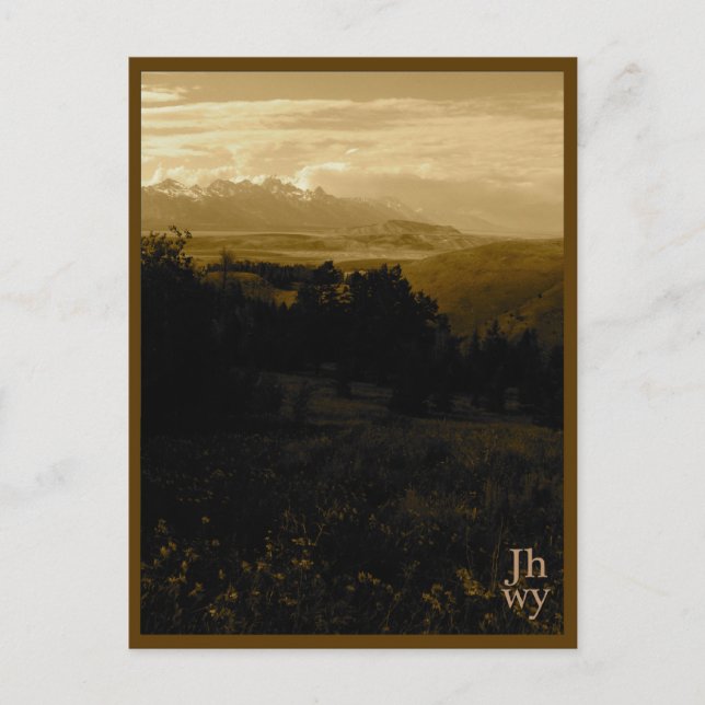 Jackson Hole Foto Serie Postkarte (Vorderseite)