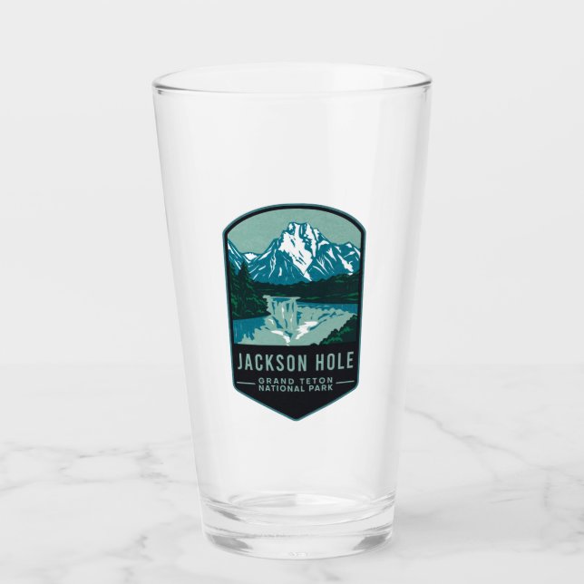 Jackson Hole Grand Teton National Park Glas (Vorderseite)
