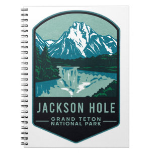 Jackson Hole Grand Teton National Park Notizblock