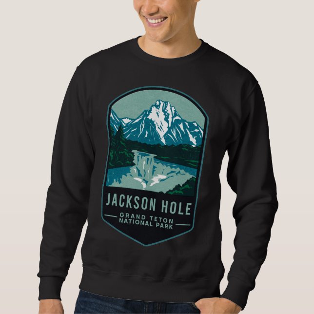 Jackson Hole Grand Teton National Park Sweatshirt (Vorderseite)