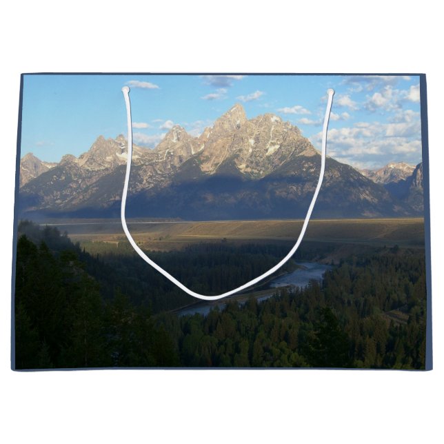 Jackson Hole Mountains (Grand Teton National Park) Große Geschenktüte (Vorderseite)