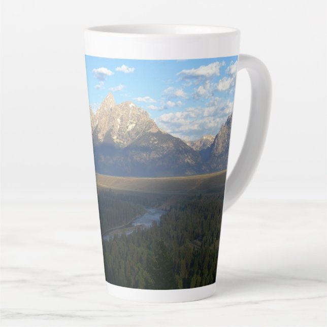 Jackson Hole Mountains (Grand Teton National Park) Milchtasse (Rechte Ecke)