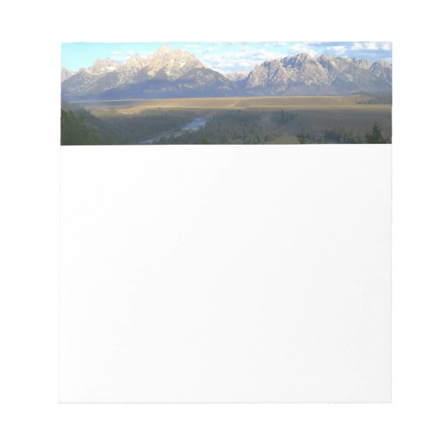 Jackson Hole Mountains (Grand Teton National Park) Notizblock (Vorderseite)