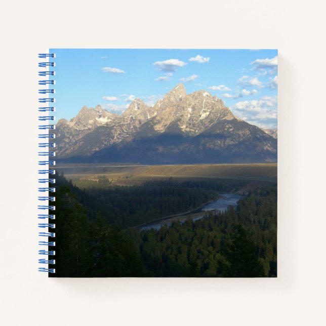 Jackson Hole Mountains (Grand Teton National Park) Notizbuch (Vorderseite)