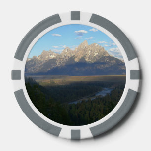 Jackson Hole Mountains (Grand Teton National Park) Pokerchips