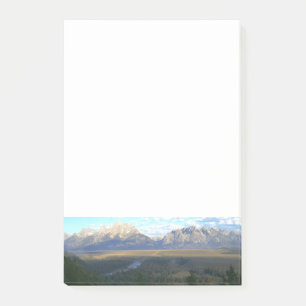 Jackson Hole Mountains (Grand Teton National Park) Post-it Klebezettel