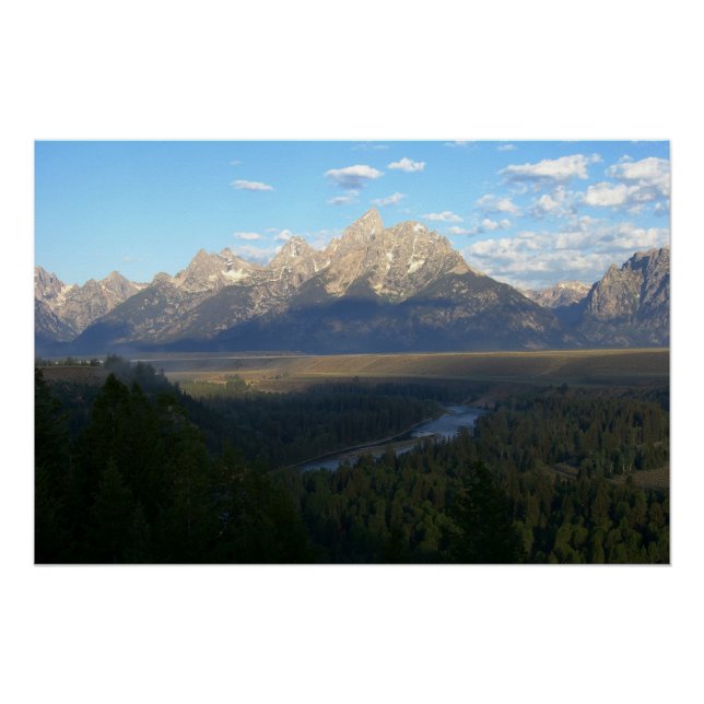 Jackson Hole Mountains (Grand Teton National Park) Poster (Vorderseite)