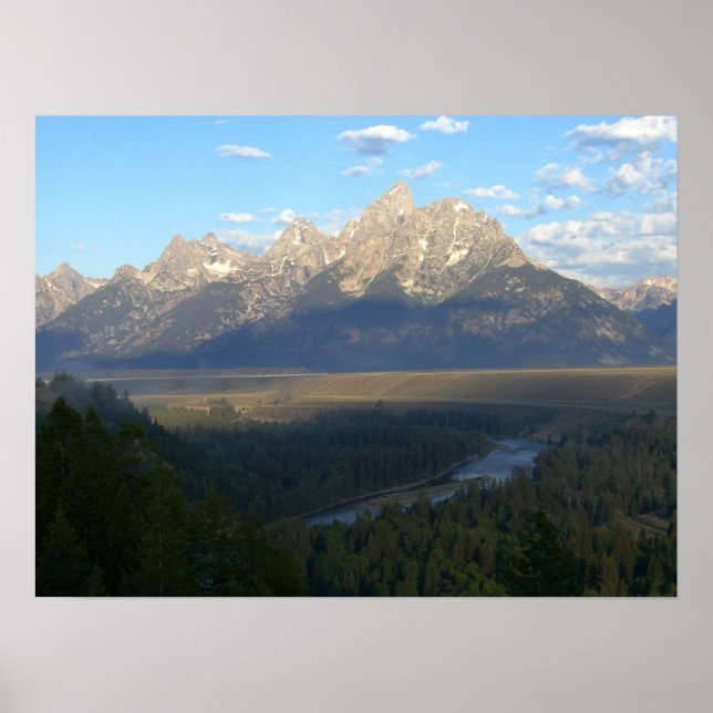 Jackson Hole Mountains (Grand Teton National Park) Poster (Vorne)