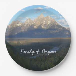 Jackson Hole Mountains (Grand Teton Nationalpark) Pappteller