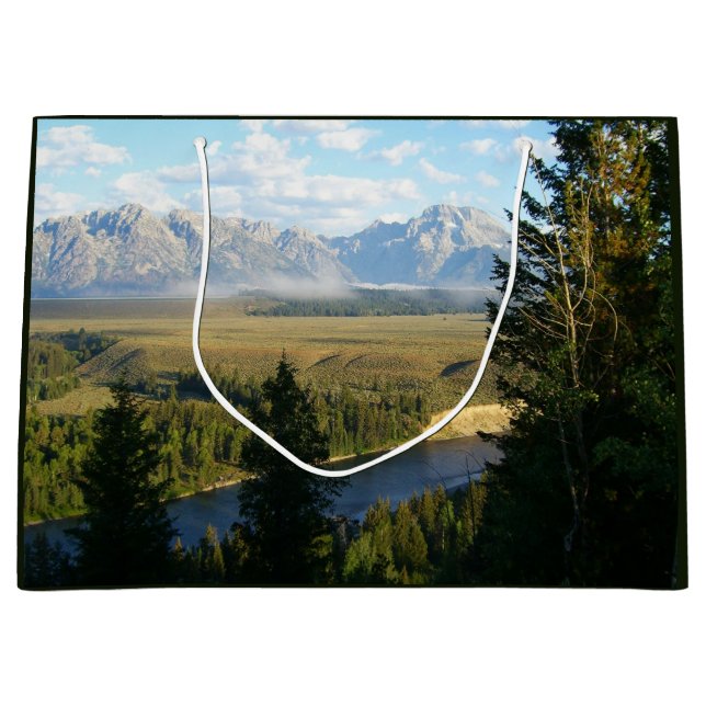 Jackson Hole Mountains und Fluss Große Geschenktüte (Vorderseite)
