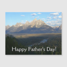 Jackson Hole Mountains Vatertag Card