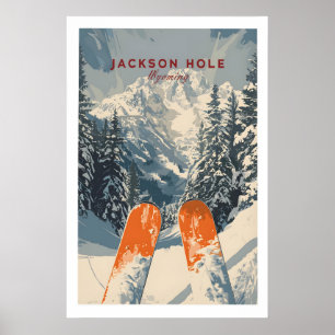 Jackson Hole Reiseplakat - Wyoming 1 Poster