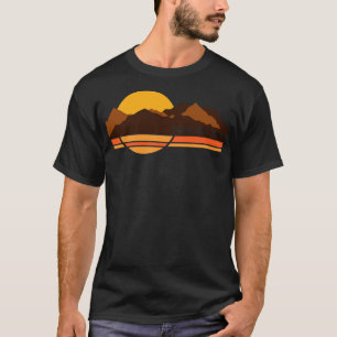 Jackson Hole Retro 70er Jahre Touristen-Souvenir T-Shirt