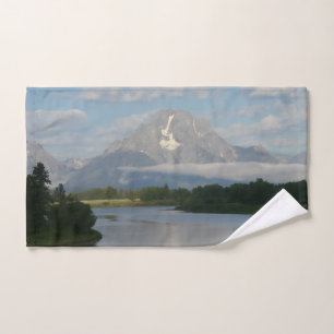 Jackson Hole River im Grand Teton National Park Handtuch