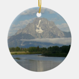 Jackson Hole River im Grand Teton National Park Keramikornament
