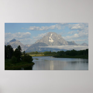 Jackson Hole River im Grand Teton National Park Poster