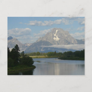 Jackson Hole River im Grand Teton National Park Postkarte