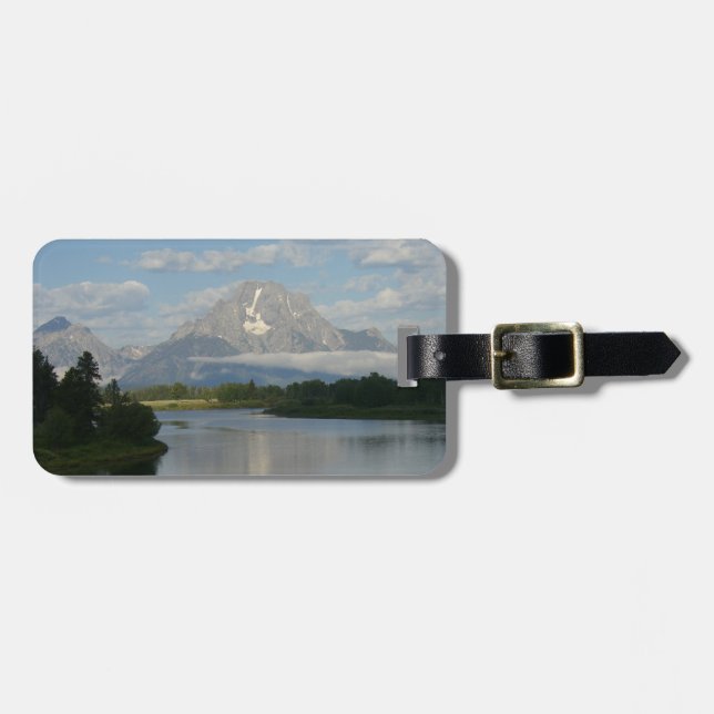 Jackson Hole River im Grand Teton Nationalpark Gepäckanhänger (Vorderseite horizontal)