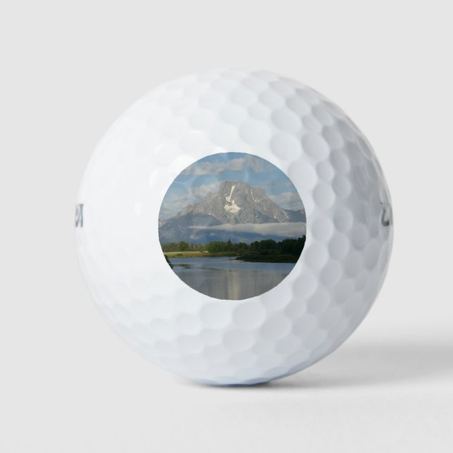 Jackson Hole River im Grand Teton Nationalpark Golfball (Vorderseite)