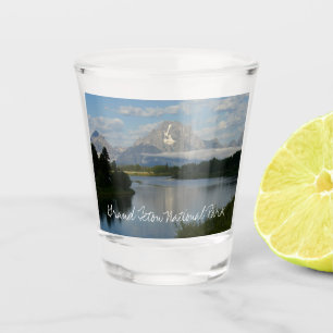 Jackson Hole River im Grand Teton Nationalpark Schnapsglas