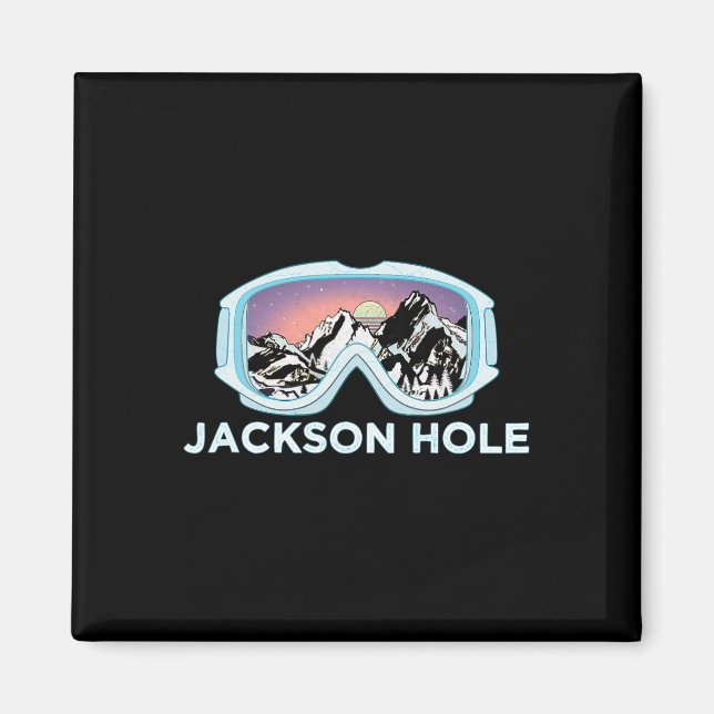 Jackson Hole Ski Design Jackson Hole Magnet (Vorne)